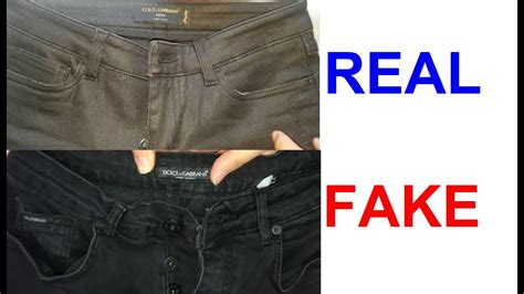 dolce gabbana fake vs real pants|dolce gabbana jeans men's.